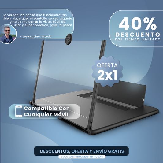 2x1 Amplificador De Pantalla 12" Benora™ - Edición Limitada