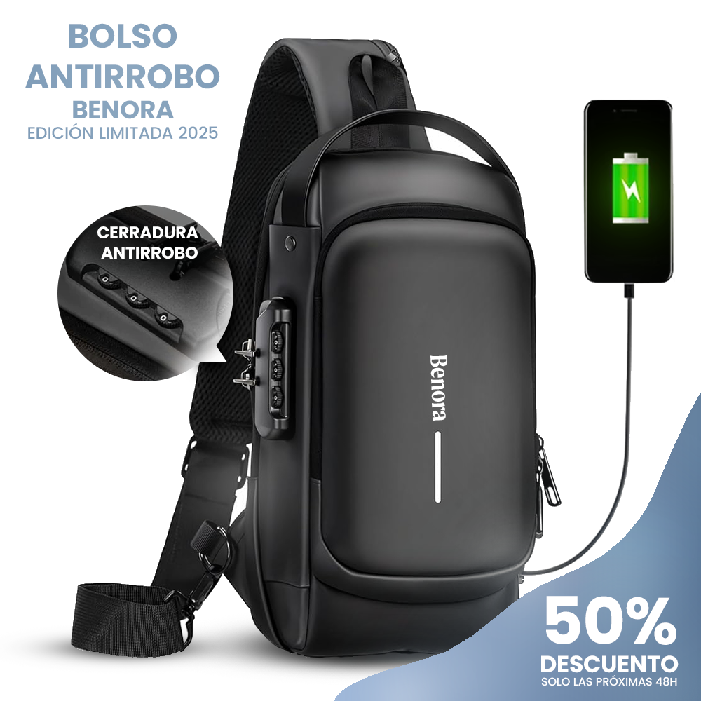 Bolso Antirrobo Benora - Edición Limitada 2025